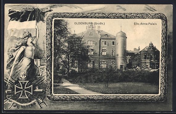 Cartoline postali: Grusskarten-AK Oldenburg / O., Elis.-Ann – Usato da Berlin venduto da bartko-reher