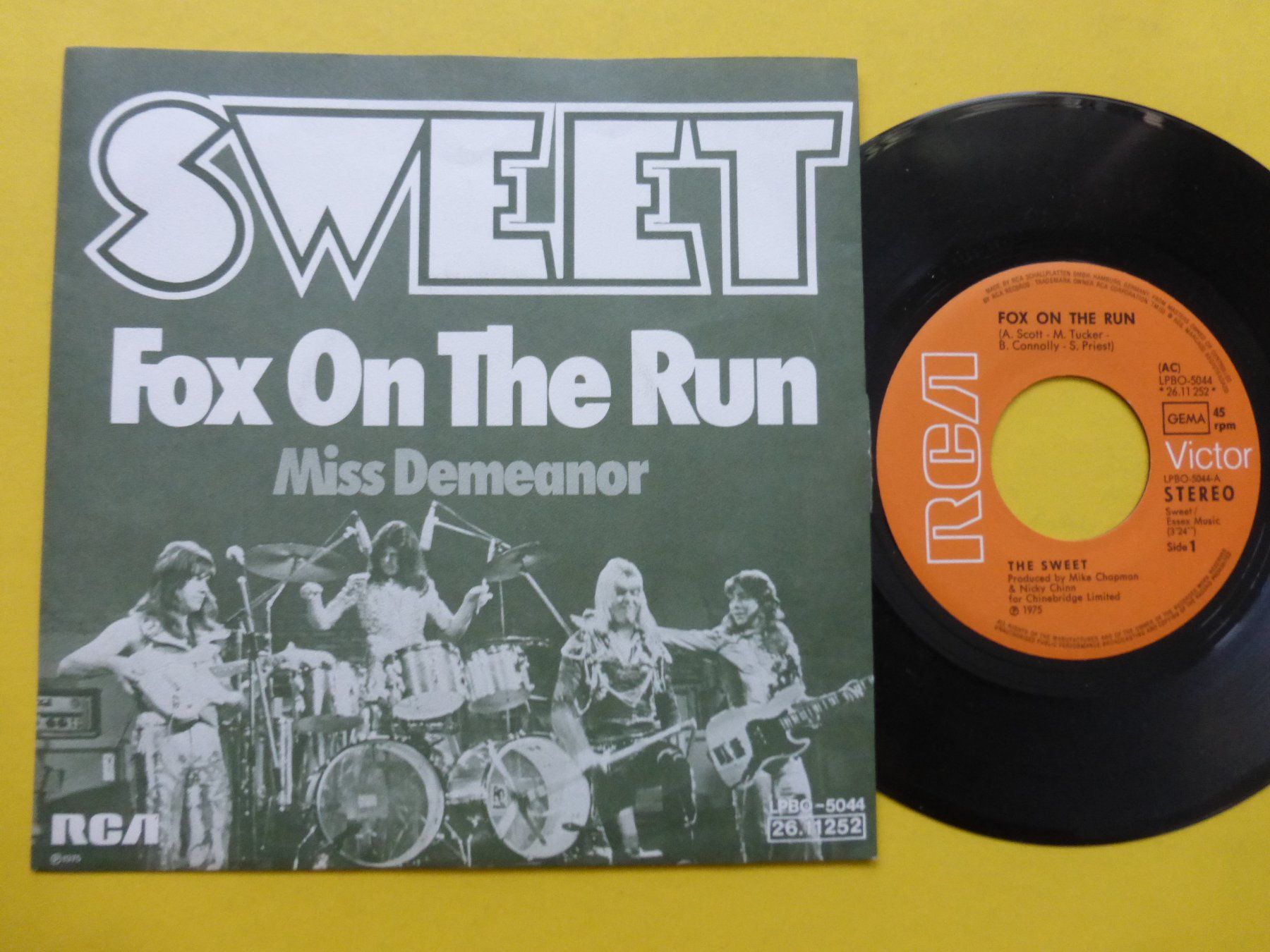 Dischi in vinile: Sweet – Fox On The Run – Usato da Zürich venduto da Swiss57