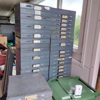 Metall Kleinteile Kästen, Metallkasten, Sortierschubladen