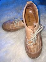 Softshoe Halbschuhe Leder Braun by easy street, Gr. 37