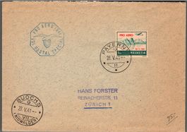CH - Flugpost - Sonderflug - SF 41.1b - ZSt - Italienisch