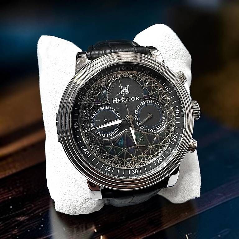 Orologi: Heritor Legacy Silver/Black | Multi-colored Dial – Usato da Basel venduto da mkz_859r 1