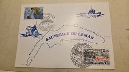 1985 Maximumkarte Sauvetage du Leman