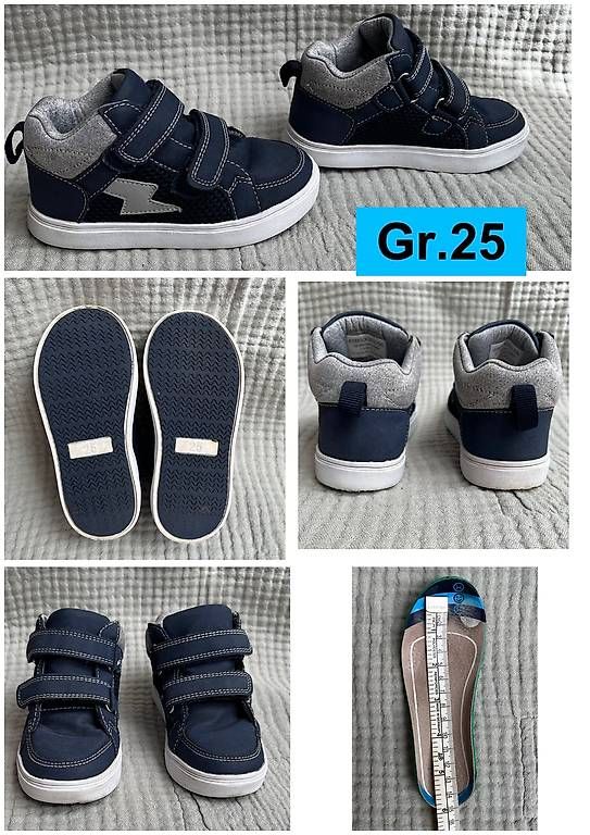 Herrenschuhe: Gr.25, halbhohe Sneaker Schuhe, blau – Gebraucht aus Gattikon von AnnettFloh