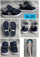 Gr.25, halbhohe Sneaker Schuhe, blau