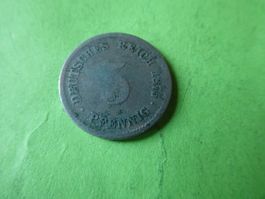 Dt. Reich 1875 D, 5 Pfennig