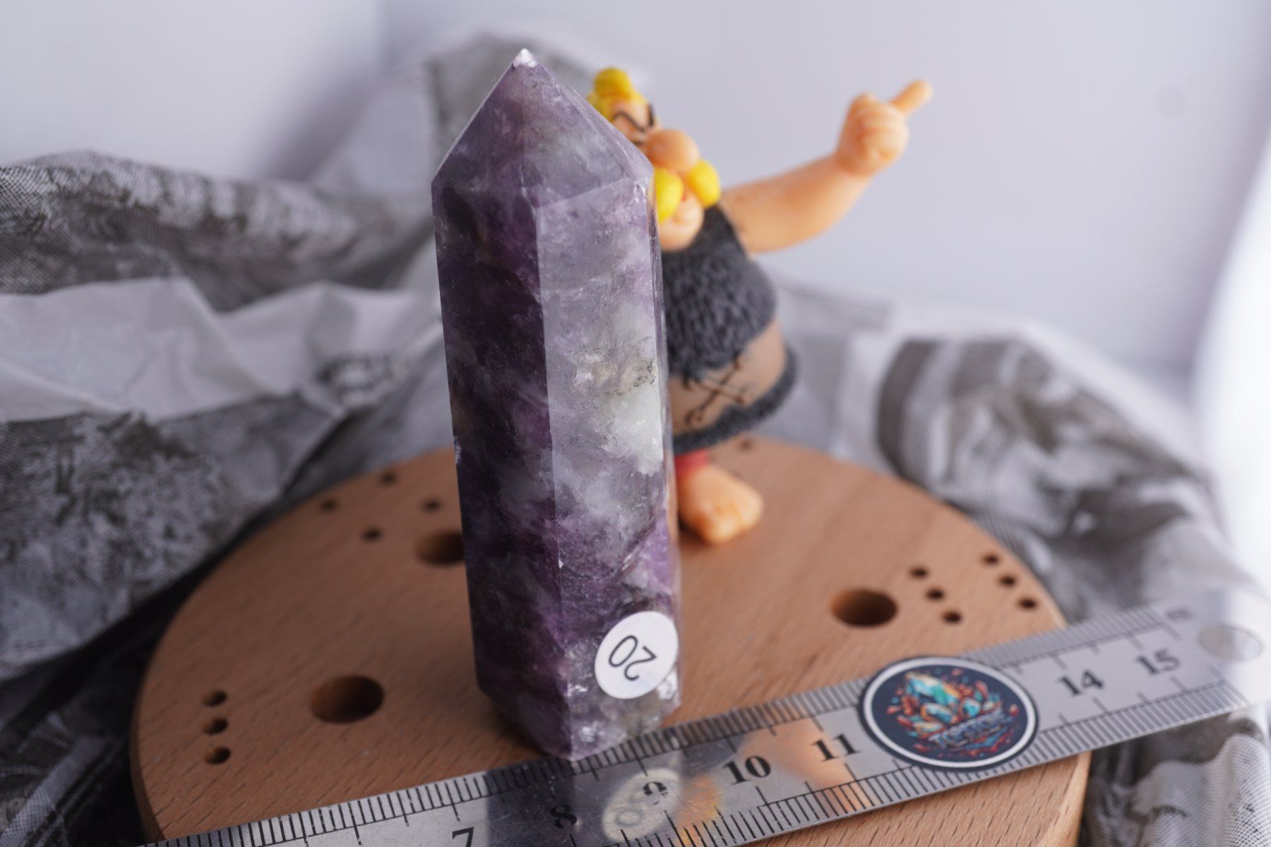 Minéraux & Lithothérapie: Lepidolith    Spitze   ca 73mm x 23mm – Neuf avec emballage d'origine à Eschenbach SG par topstone 4