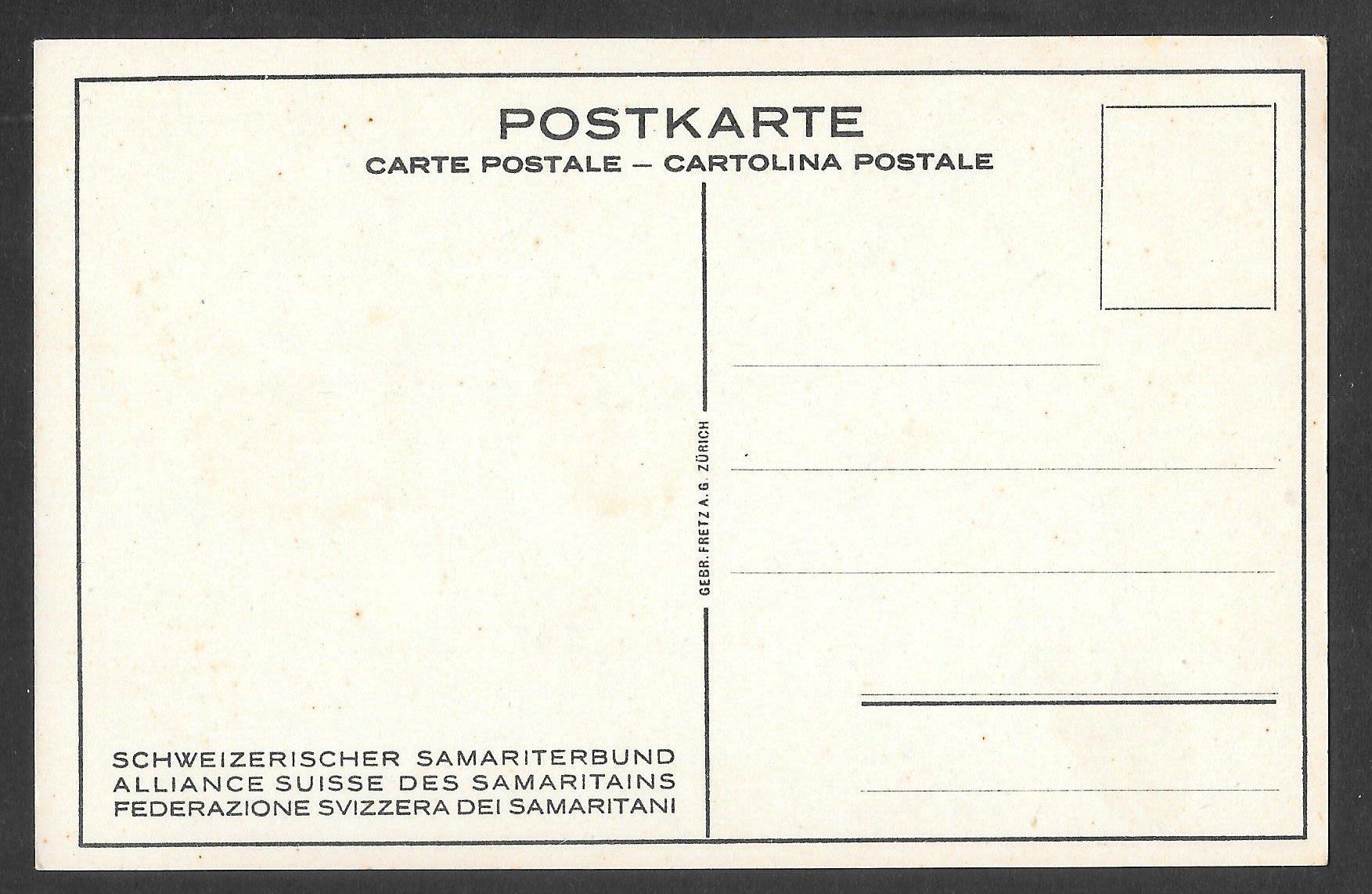 Cartoline postali: Schweizerischer Samariterbund Der barmherzige Samariter – Usato da Olten venduto da clotaldi 1
