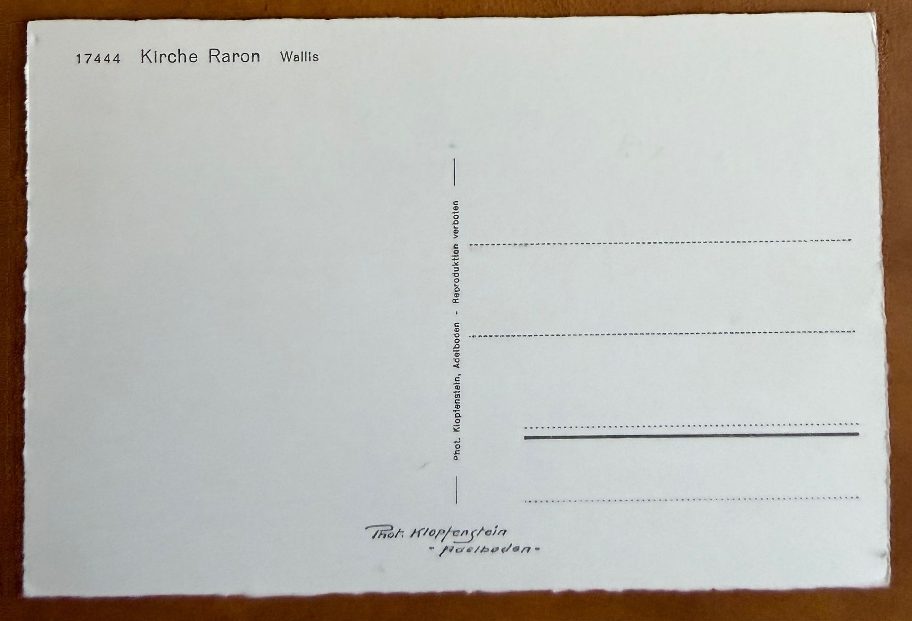 Cartoline postali: Raron - Kirche AK – Usato da Lutry venduto da Ediego 1