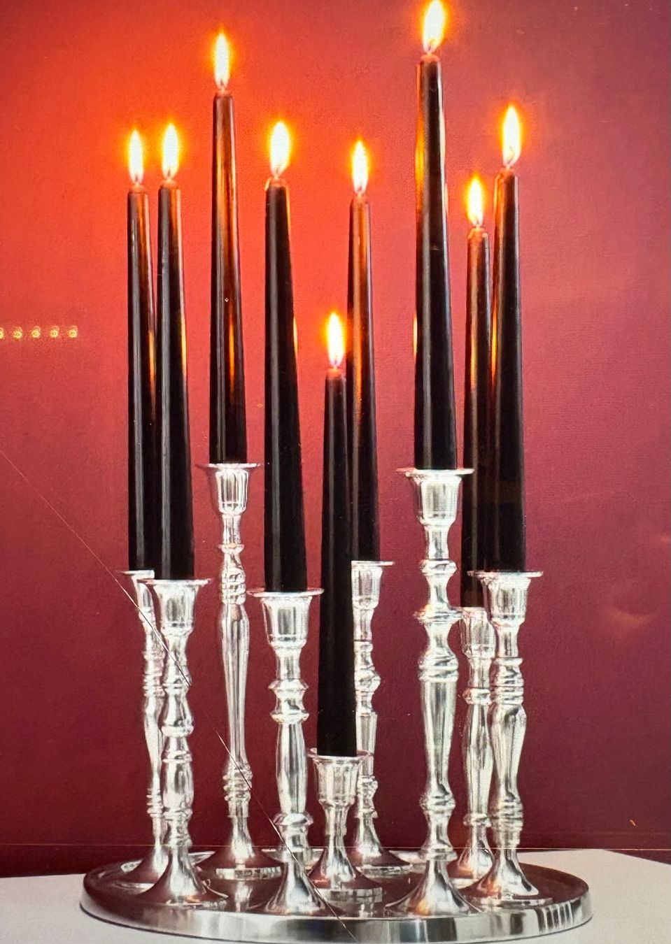 Portacandele: 9- Flammig Kerzenständer – Nuovo e nell'imballaggio originale da Rickenbach ZH venduto da ernis3theo 2