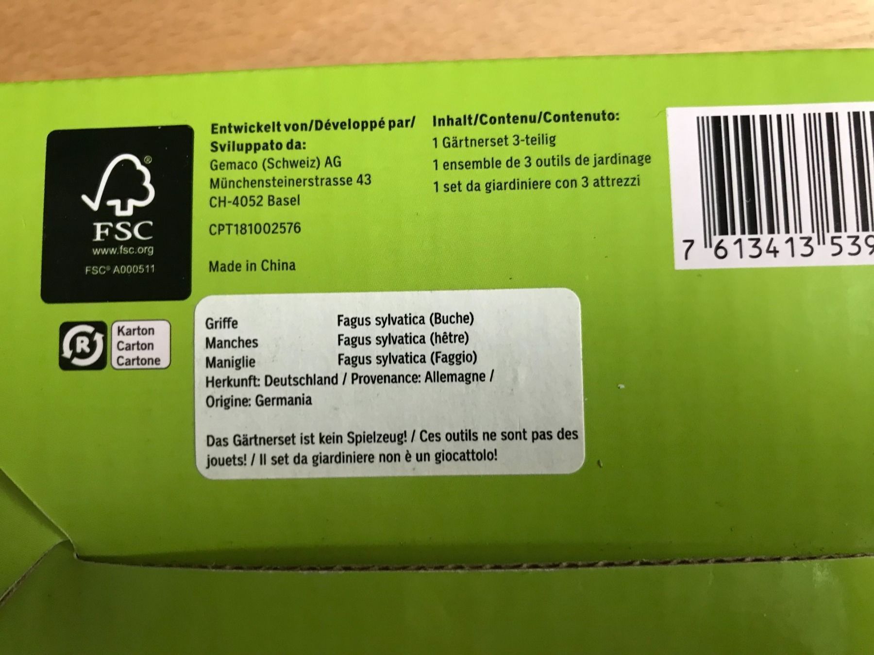 Tutti gli attrezzi: 1 Bee Happy Coop Gärtnerset – Nuovo e nell'imballaggio originale da kaiseraugst venduto da Yohe 3