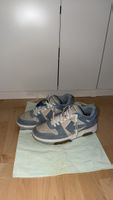 Off-White Out of Office Sneaker weiss babyblau Wildleder 43