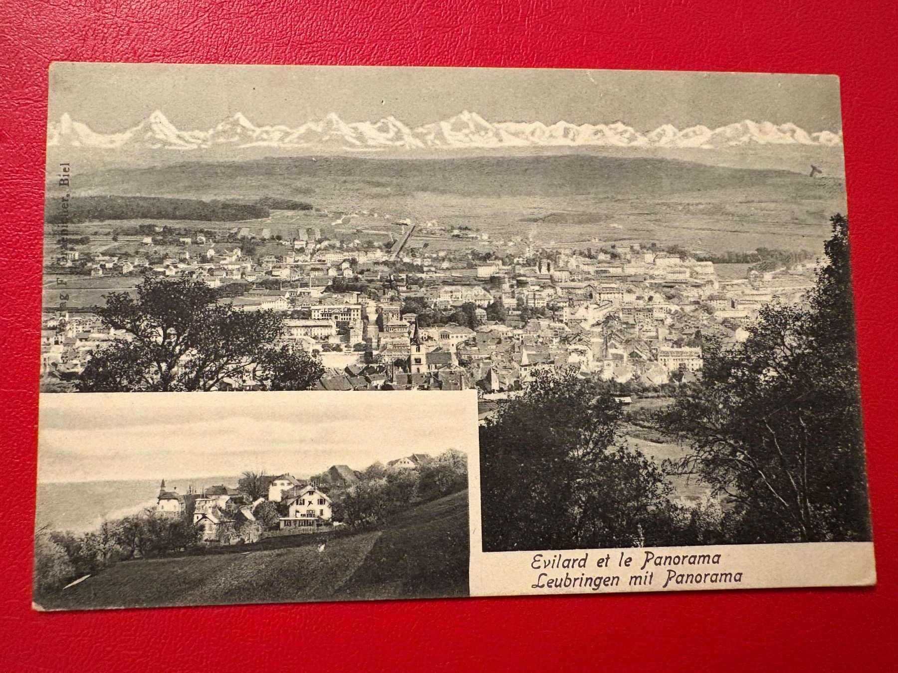 Cartoline postali: 1905 // Evilard / Leubringen mit Panorama – Usato da St-Légier-Chiésaz venduto da Theo006