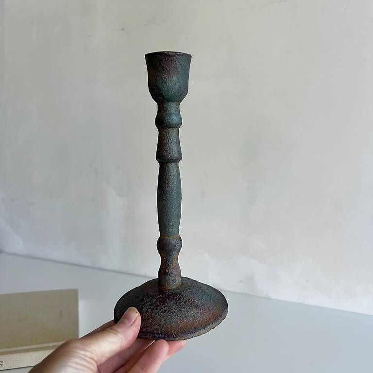 Kerzenständer: Cast Iron Candle Holder – Gebraucht aus Oberägeri von Theonose74
