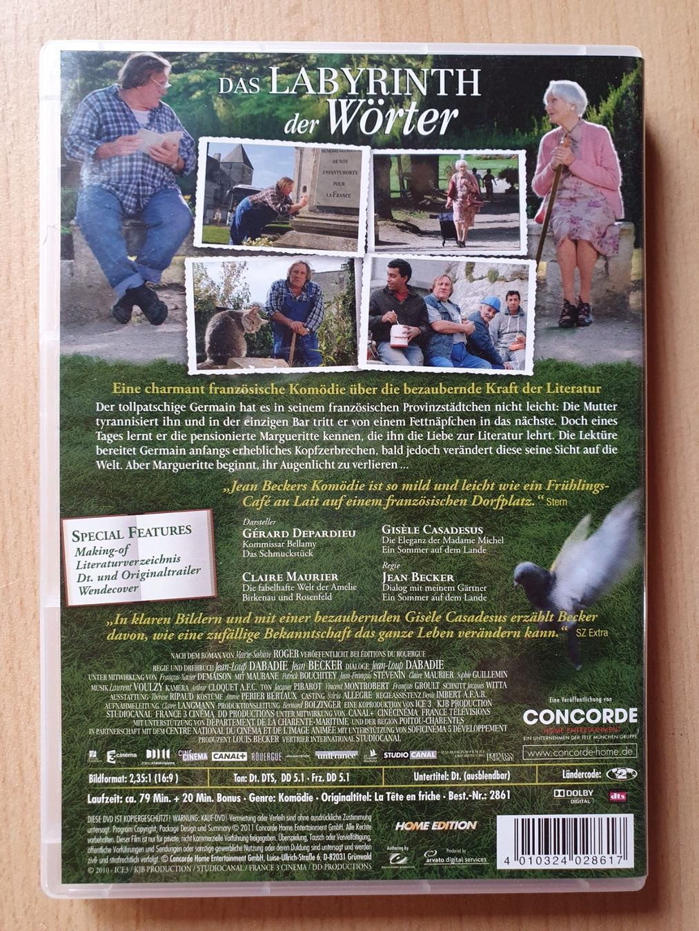 Alle DVDs: DVD Das Labyrinth der Wörter - Gerard Depardieu – Gebraucht aus St. Margarethen TG von Schachmatt 1