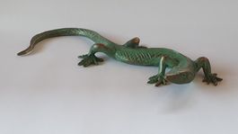 Bronze Figur Eidechse