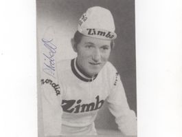 Autogrammfoto von Ex-Radrennfahrer Peter Frischknecht CH