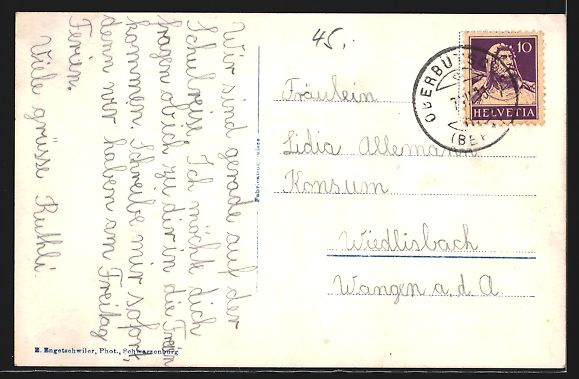 Cartes postales: AK Bütschelegg, Pension Bütschelegg – D'occasion à Berlin par bartko-reher 1