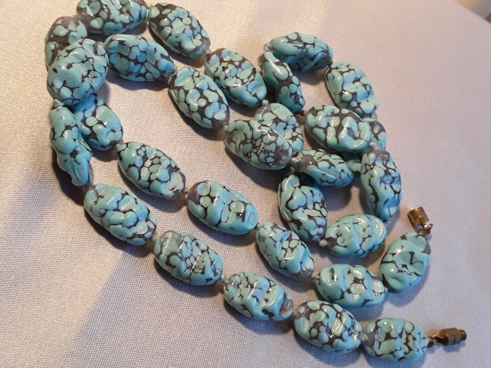 Murano Catenine: Vintage trendige MURANO Glaskette/Collier ca 1950 – Usato da Zürich venduto da gutsan 5