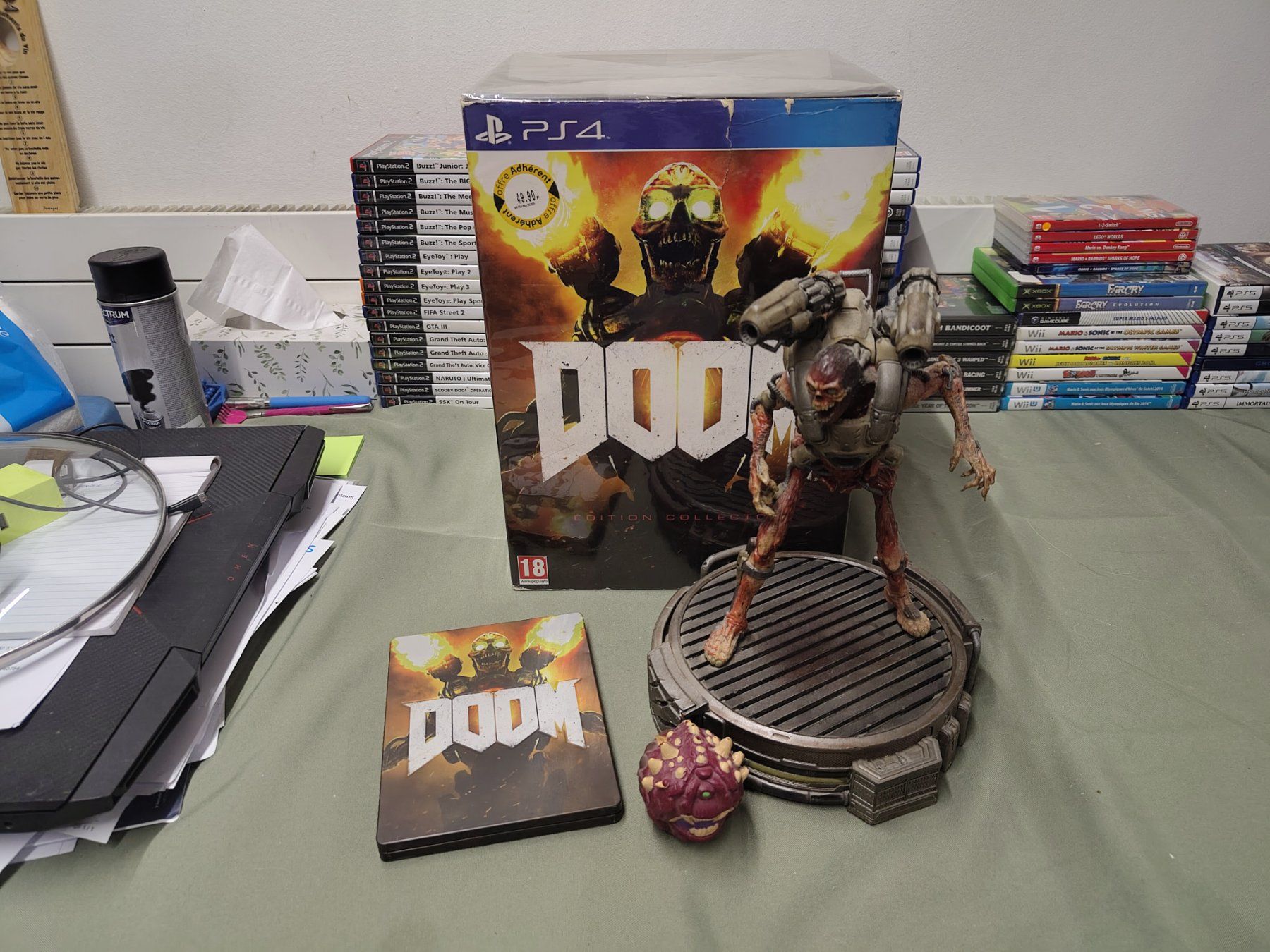 Sony Spiele: Jeu PS4 Doom Éditon Collector – Gebraucht aus Saxon von dan_drn5
