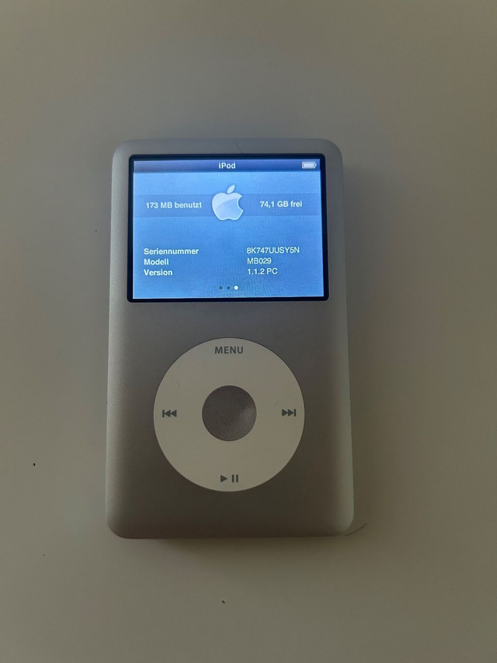 Apple Tragbarer Mediaplayer: Apple iPod Classic 80 GB Silber – Gebraucht aus Unterlangenegg von Thl_2072 1
