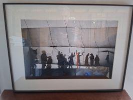 Grossformatiges Foto, gerahmt, modernes Kunstwerk. Top!