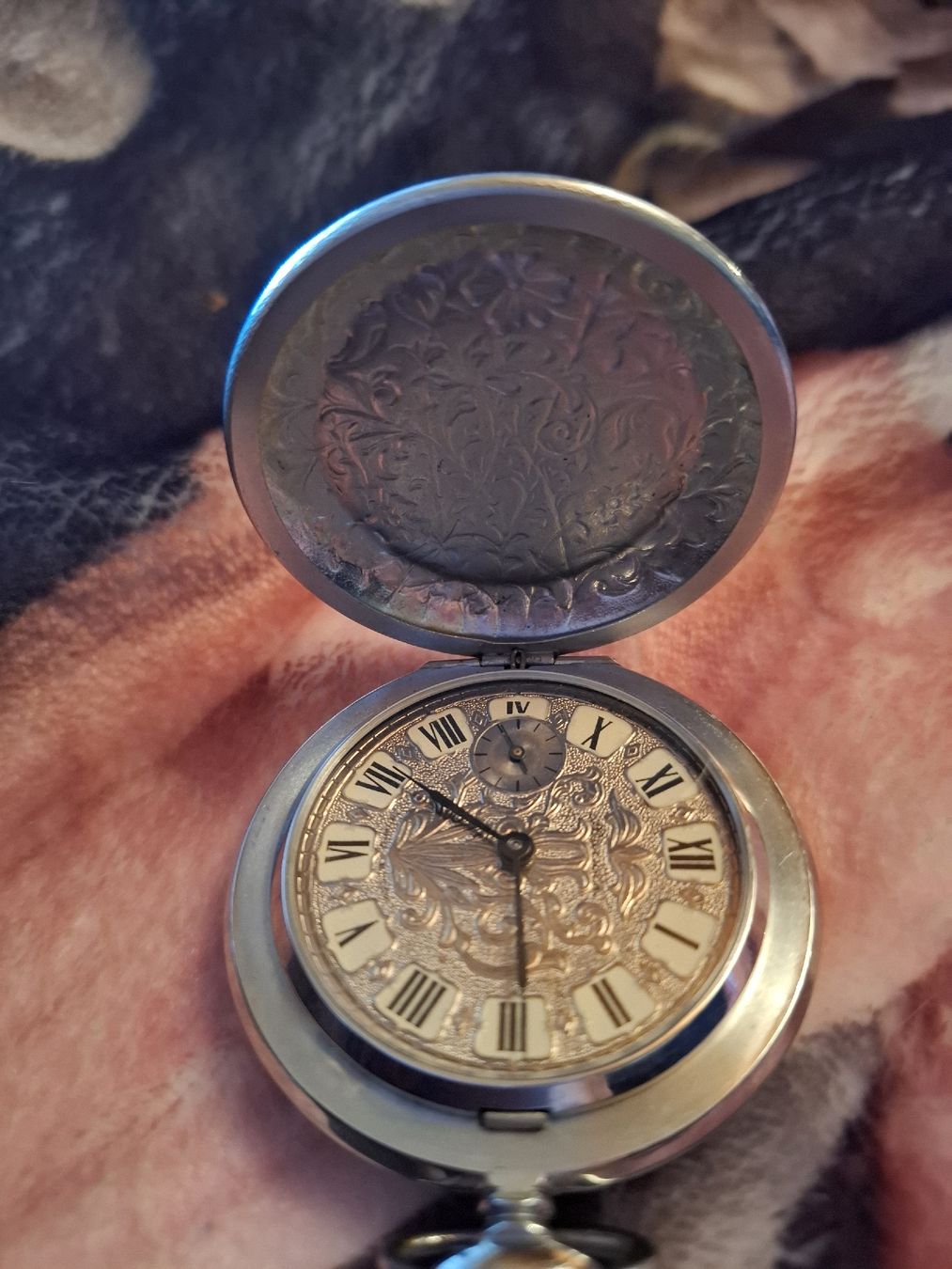 Orologi: MECH.TASCHENUHR MIT EMAILLE-MALEREI LANDSCHAFT – Nuovo (secondo la descrizione) da Gretzenbach venduto da schibaya 1