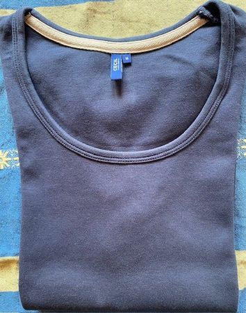 Damen T-Shirt CECIL dunkelblau Grösse M guter Zustand