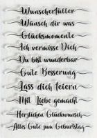 Silikonstempel Geburtstag / Wunscherfüller