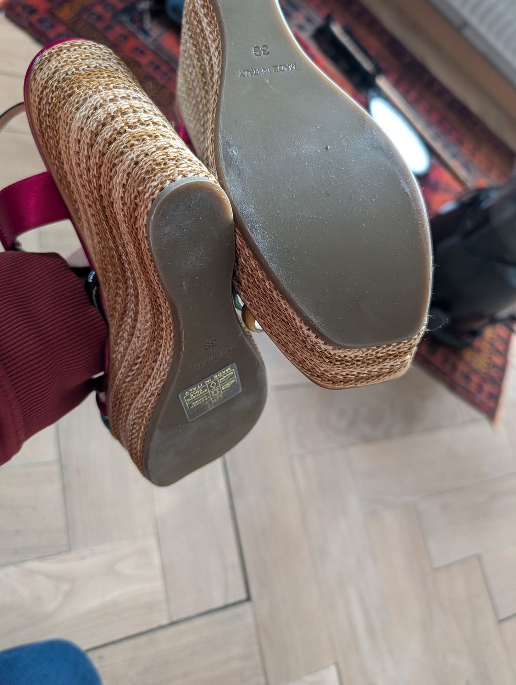 Scarpe da donna: LELLA BALDI Wedge Sandals Size 39 multicolored good conditio – Nuovo (secondo la descrizione) da Chur venduto da aur_s5mj 2