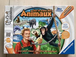 Tiptoi jeu interactif Sur les traces des animaux 