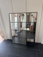 DIY Spiegel mit Holzrahmen, Industrial Design, Schwarz