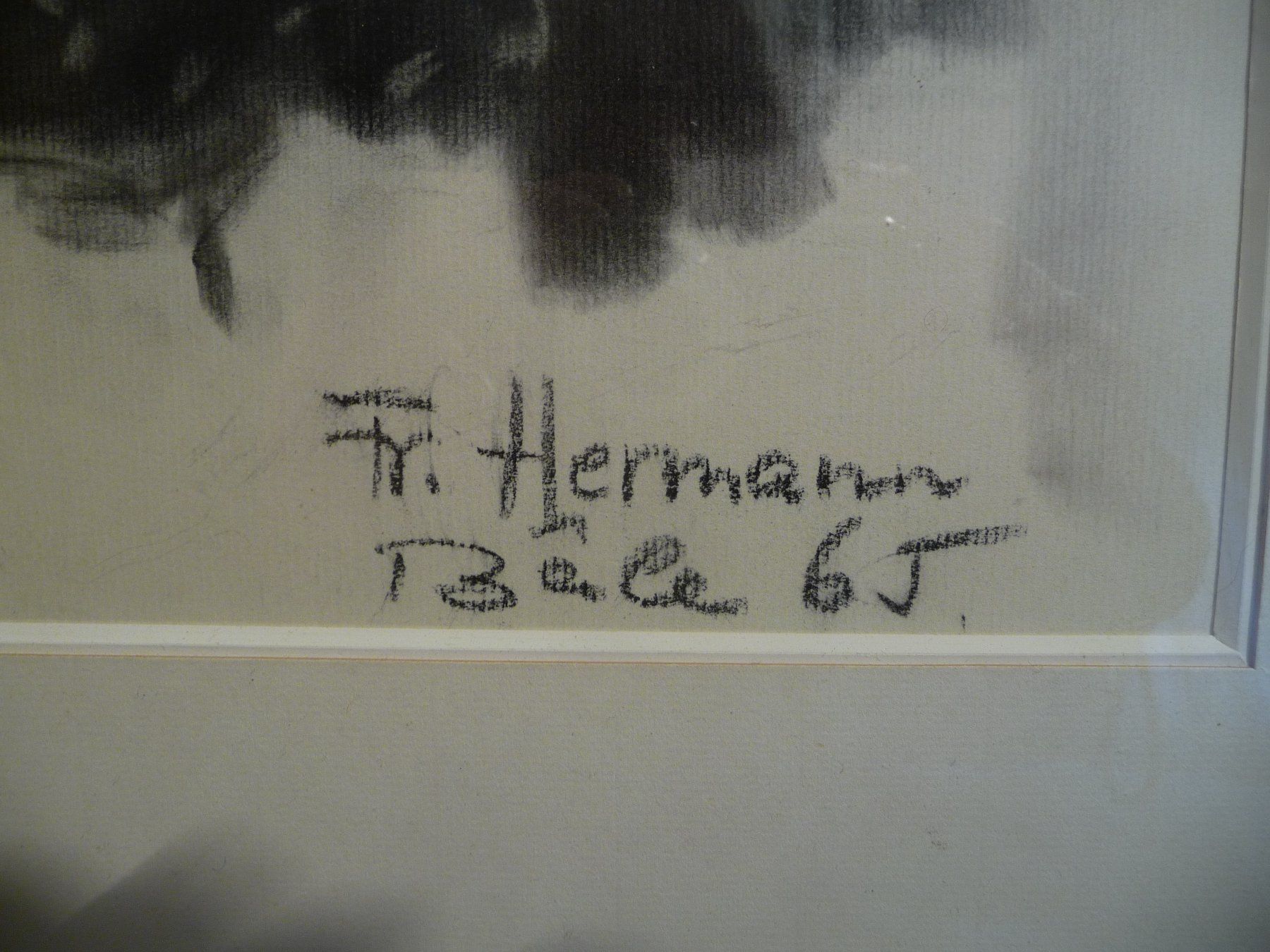 Dipinti: SIGNIERT FR. HERMANN BALE 65 - MÄNNERPORTRAIT – Usato da Aesch BL venduto da Imoonlight 2