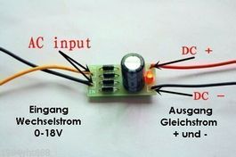 AC/DC-Konverter Fertigmodul 0-18V