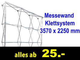 18. & 20. JUNI 🟡 Messewand Klettsystem 3570 x 2250 mm /243X