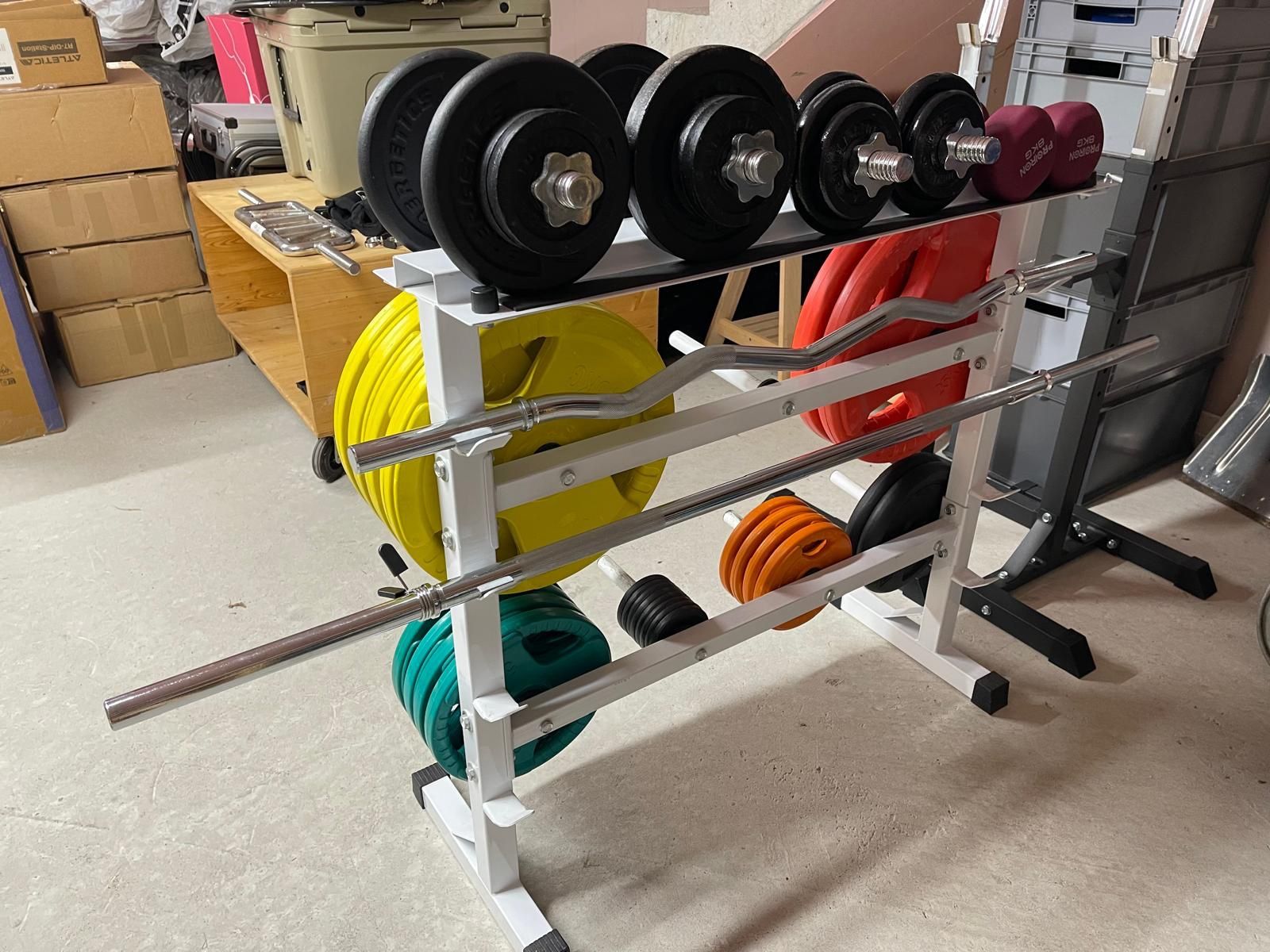 Manubri & Pesi: Komplettes HomeGym - Ready to start – Usato da Gebertingen venduto da jc_S01 1