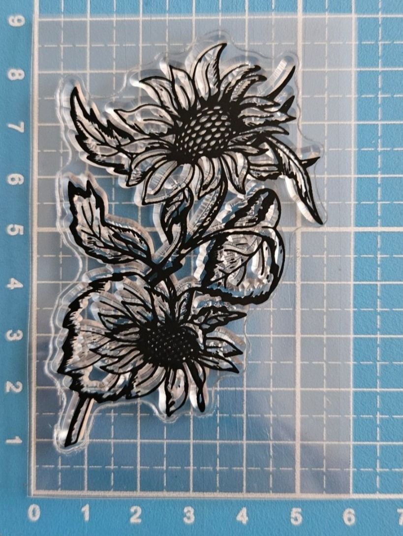 Timbri: Silikonstempel Nr.556, Blume – Nuovo e nell'imballaggio originale da Gretzenbach venduto da Fliegepilz56 2
