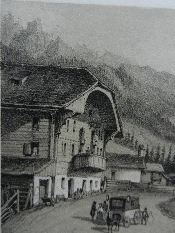 Incisioni: Kandersteg Gemmi von Ritz – Usato da Risch venduto da Rischli15 3