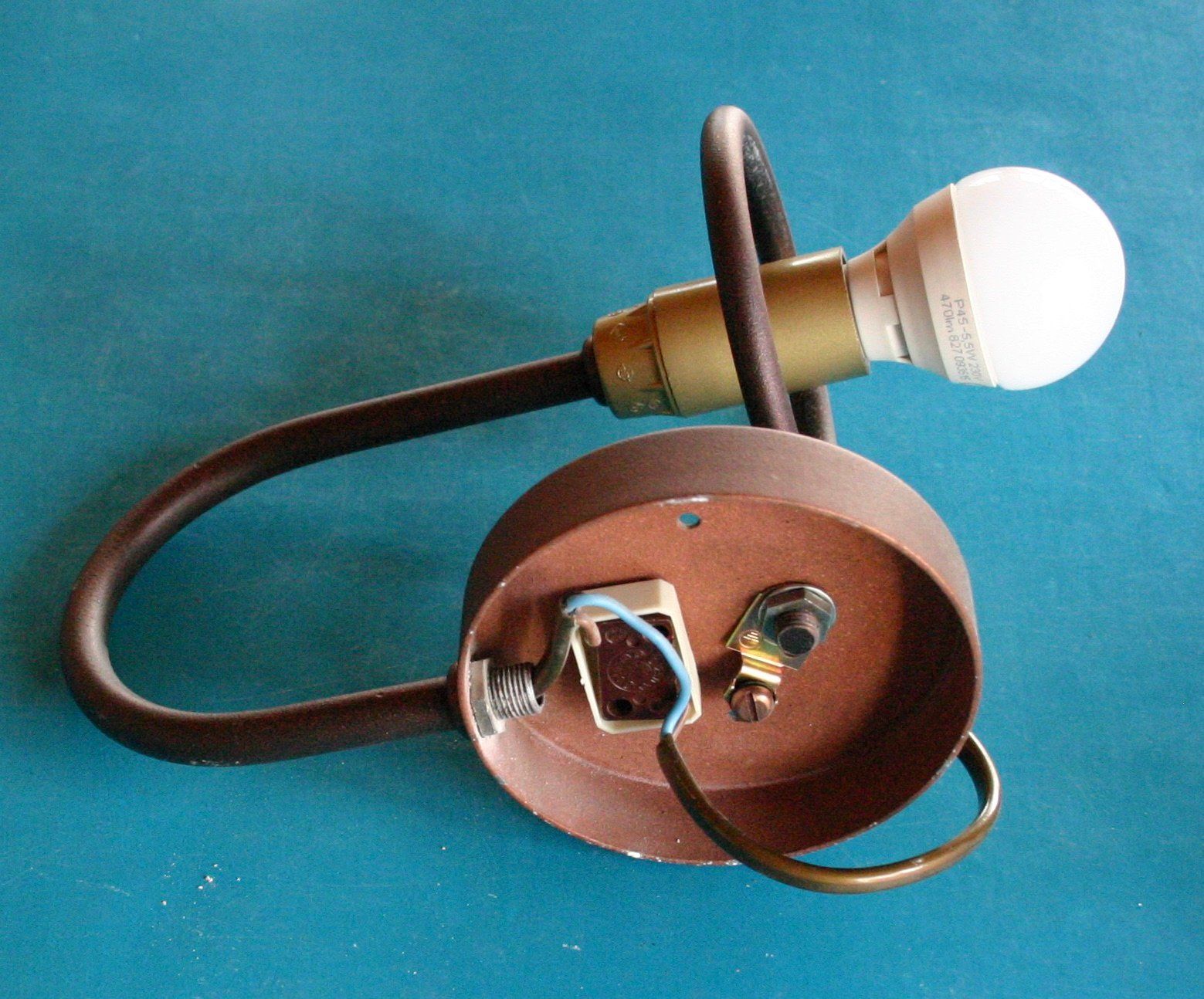 Lampade: Wandlampe, Wandleuchte mit Opalglas – Usato da Winkel venduto da gabriele56 4