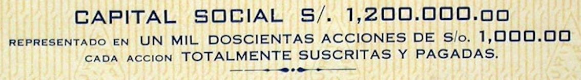 Documents: Pan American Fish Paking SA, Callao - 1947 – D'occasion à Solothurn par Sgasche 1