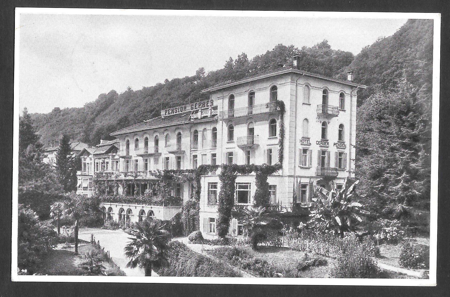 Cartoline postali: Lugano - Paradiso Hôtel Gerber – Usato da Olten venduto da clotaldi