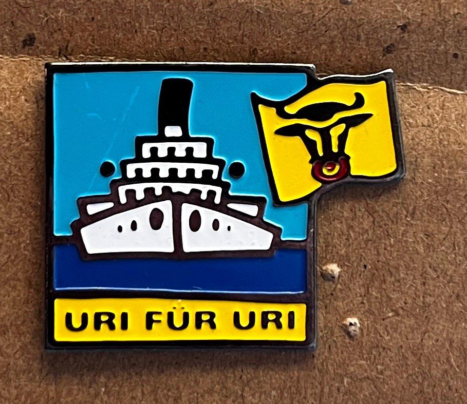 Swiss Placchette & Badge: Pin, Schiff, Uri für Uri – Usato da Obernau venduto da Wgnom