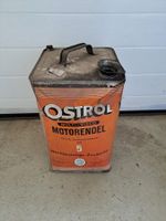 Ostrol Motorenoel 5 Liter Blechdose Vintage 50er Jahre