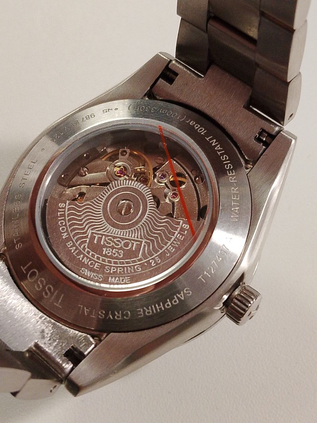 Tissot Orologi: Neue Automatic Tissot Powermatic 80 Silicium Spirale top – Nuovo (secondo la descrizione) da Biel/Bienne venduto da Vintage-timearts 3