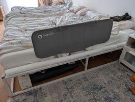 Lionelo Lora XL bed rail guard grey great condition 150cm