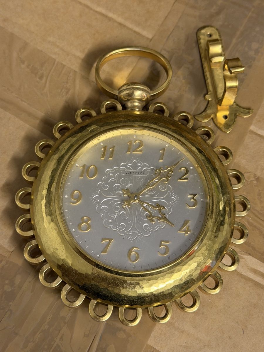 Orologi: Wanduhr  goldfarben  antik – Usato da Kollbrunn venduto da Jani2015 1