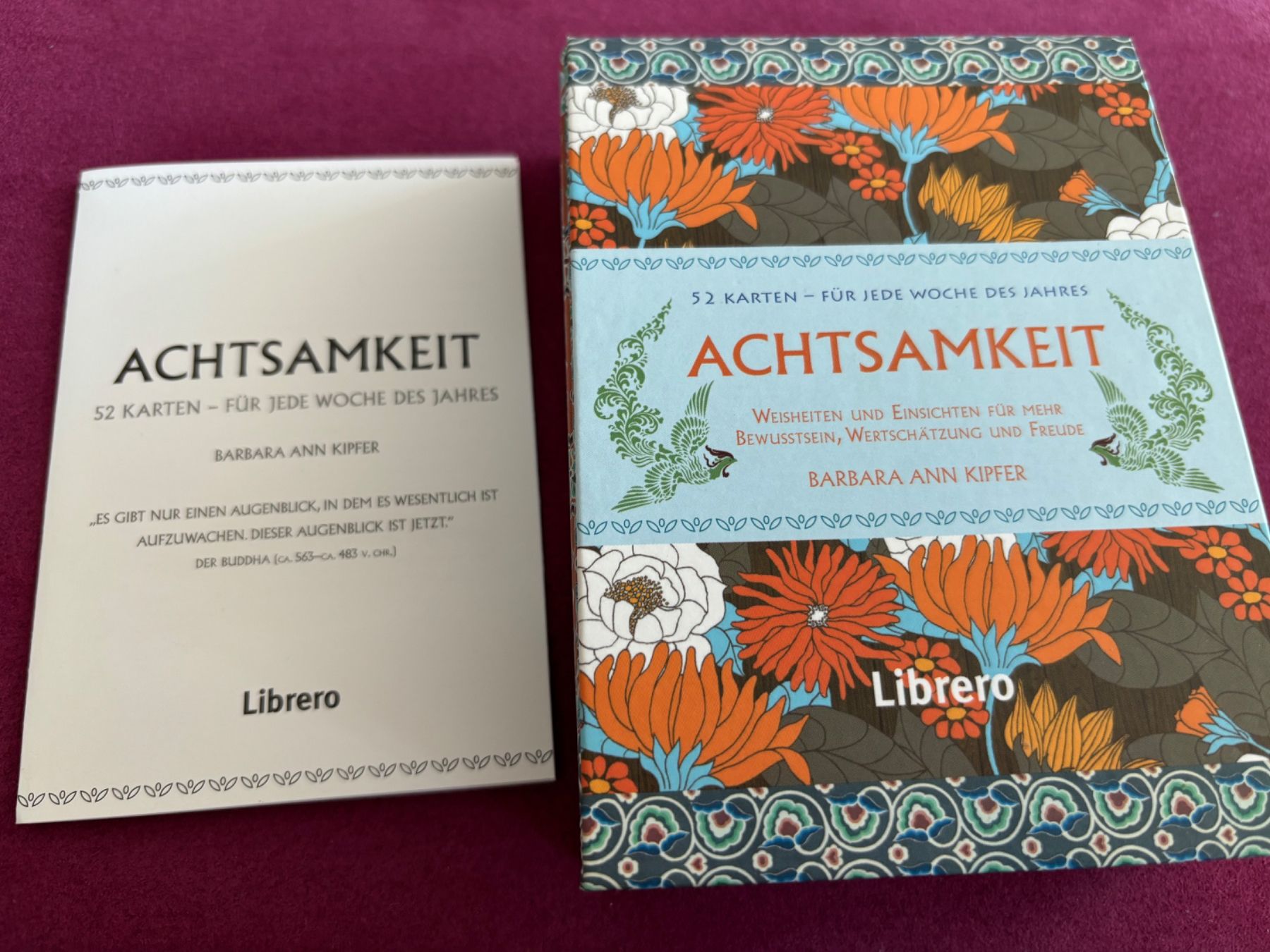 Karten: Achtsamkeit farbige Karten / Aufstellhalter – Gebraucht aus Stadel von Chanel_5 4