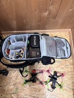 Fpv ausrüstung mit diversem Zubehör.