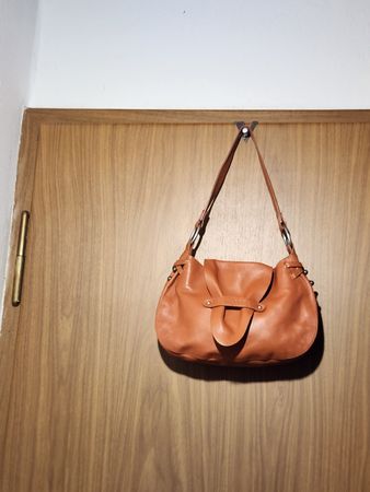Sac Lamarthe Paris cuir orange femme occasion