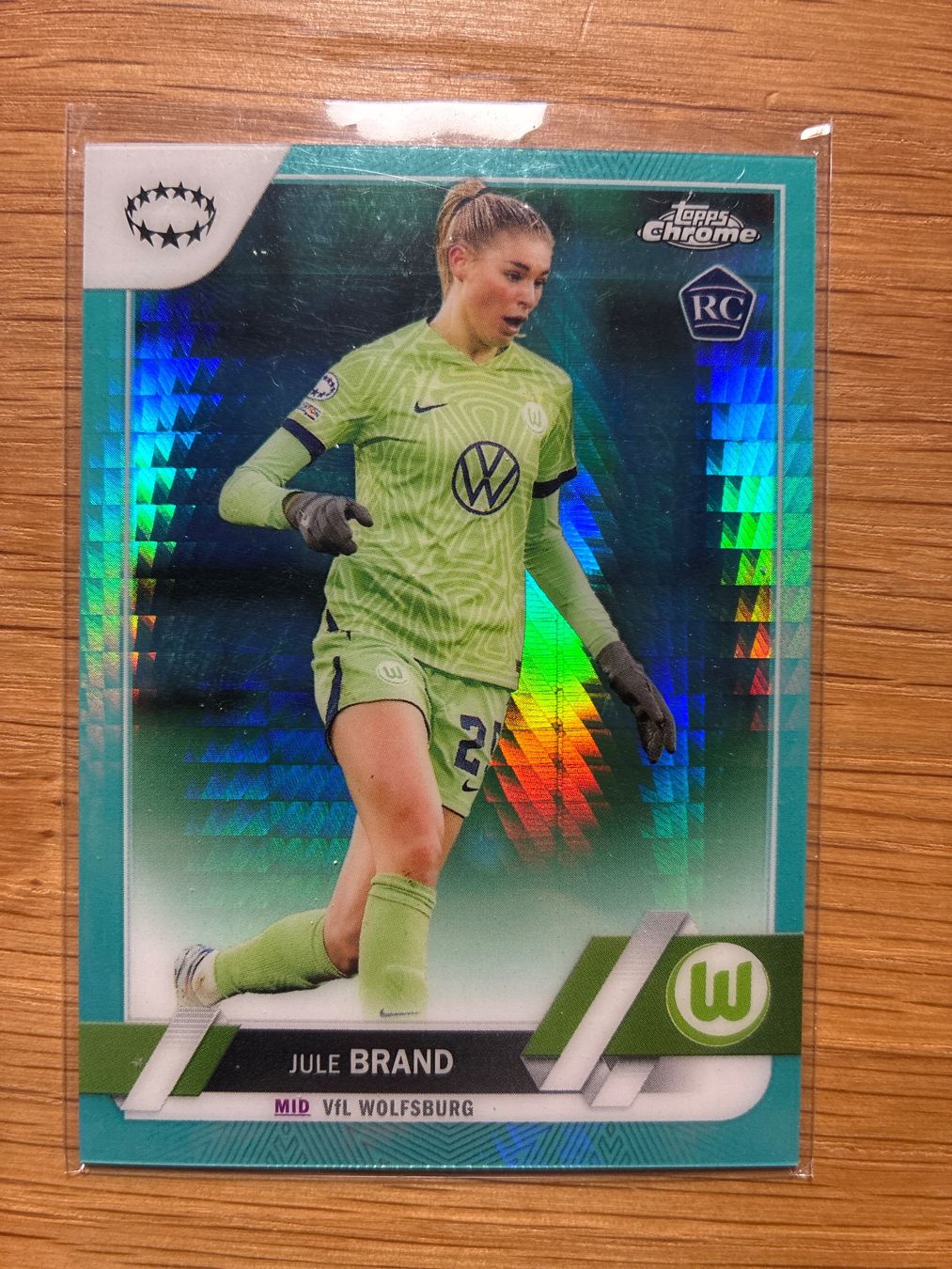 Topps Cartes à collectionner: Topps Chrome Jule Brand RC Aqua – D'occasion à Wangenried par Garagara
